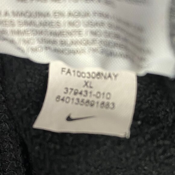 Nike Therma Fit Pants Men's XL Black KO Knockout Fleece Sweatpants 379431 010 - Picture 10 of 15